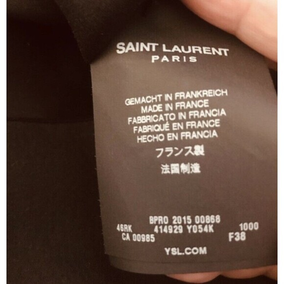 New Saint Laurent Burnout Star Embellished Dress F38 - Picture 8 of 9